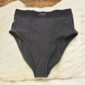 Skims Soft Lounge Brief in Soot!